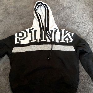 Black and white PINK sweatshirt